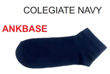 Ankbase Sock_Collegiate Navy
