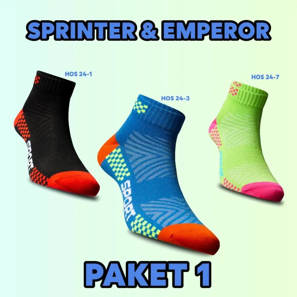 Paket 3 pasang sprinter