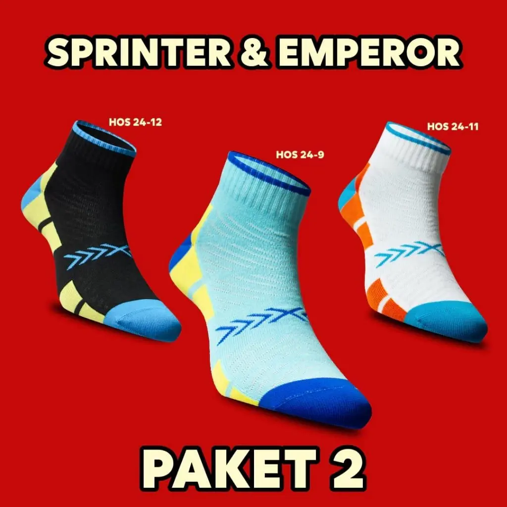 Paket 3 pasang sprinter
